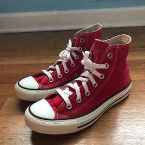 Red Converse Chuck Taylors